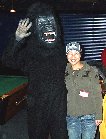 Gorilla and Army Woman
